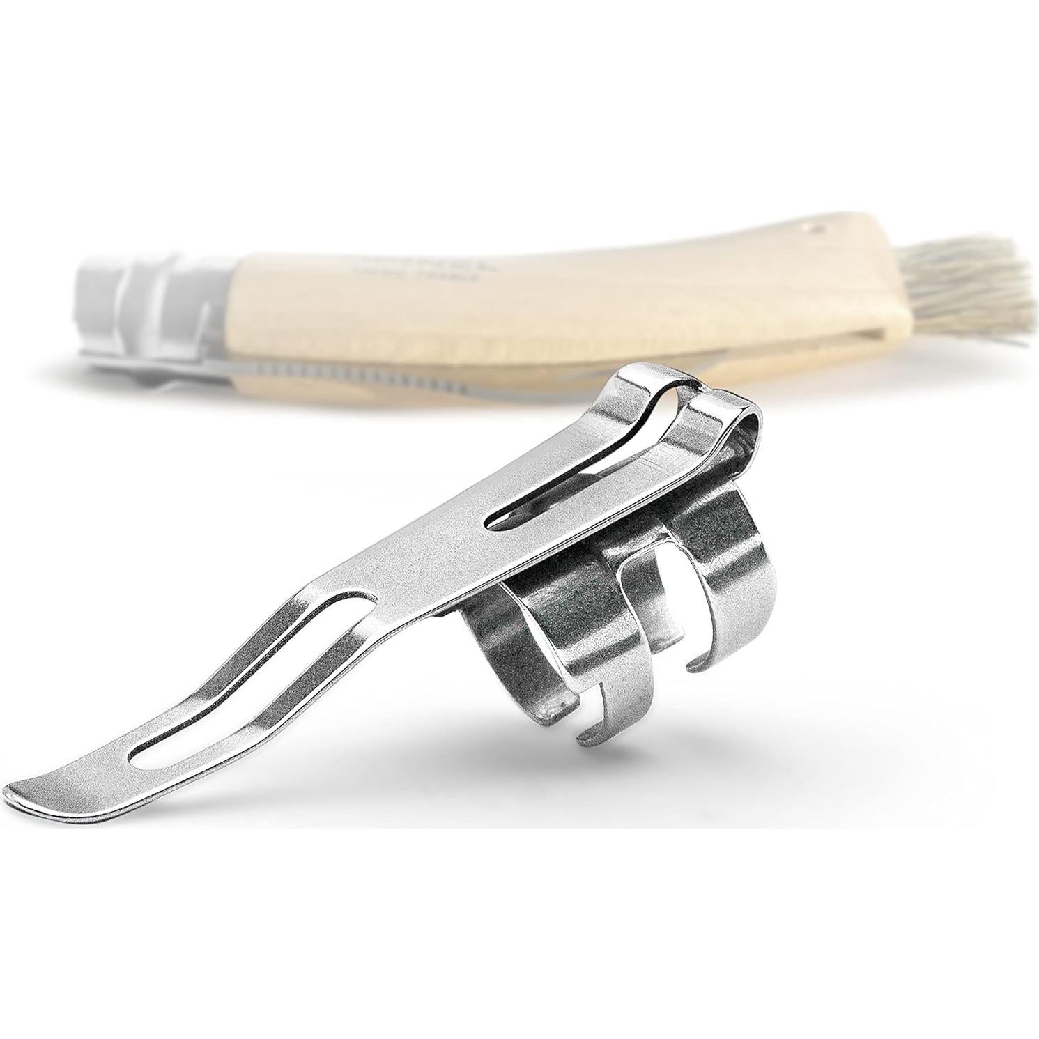 Clip de bolsillo O-Clip para cuchillo Opinel No.08 - Acero inoxidable