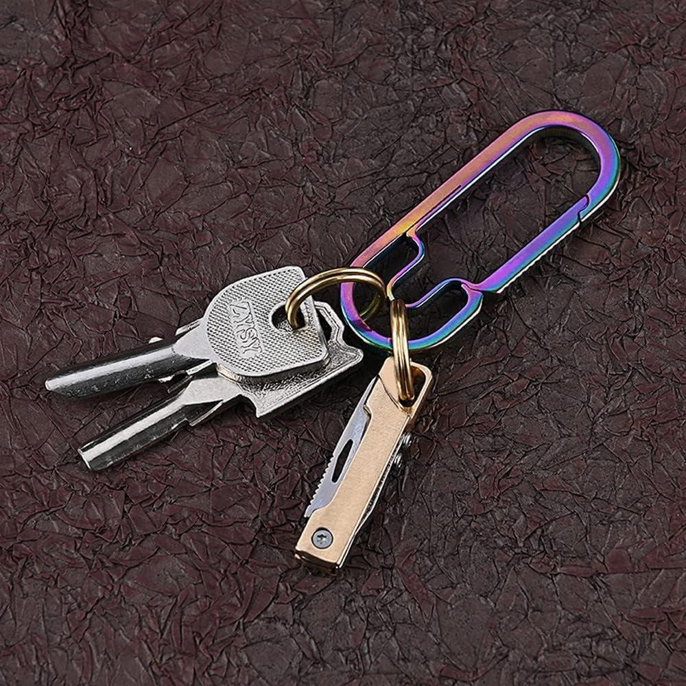 Cuchillo de bolsillo KUNSON plegable de latón EDC 4.1cm