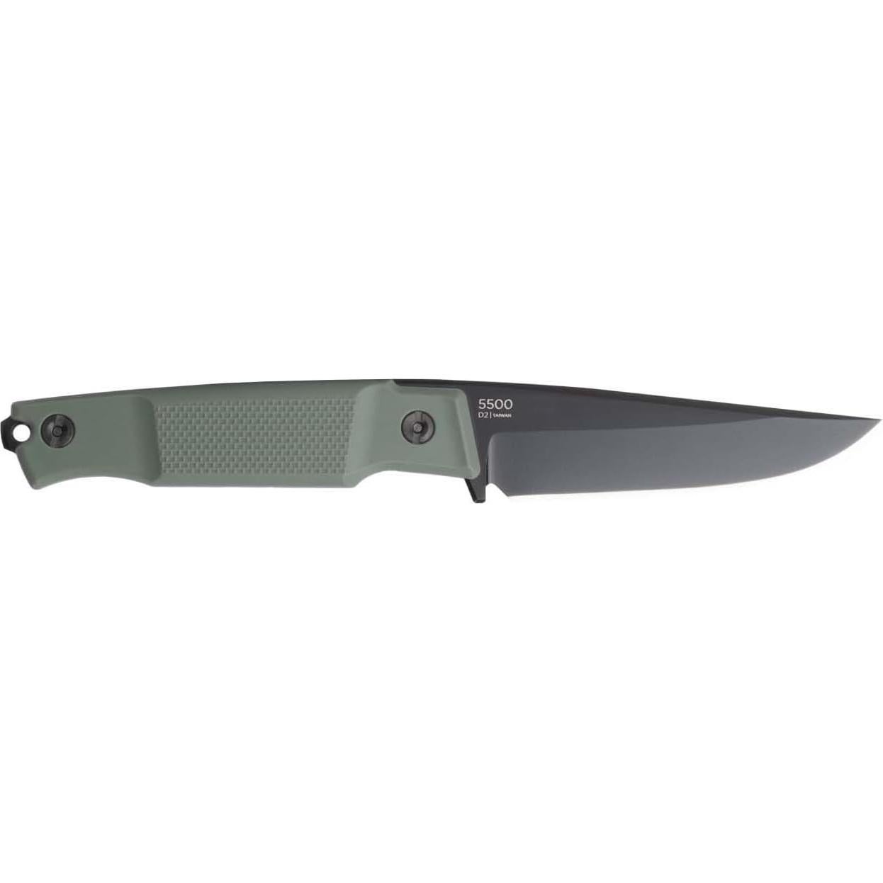 Cuchillo Fijo KA-BAR Apex 9.9 cm Acero D2 Mango Nylon Verde