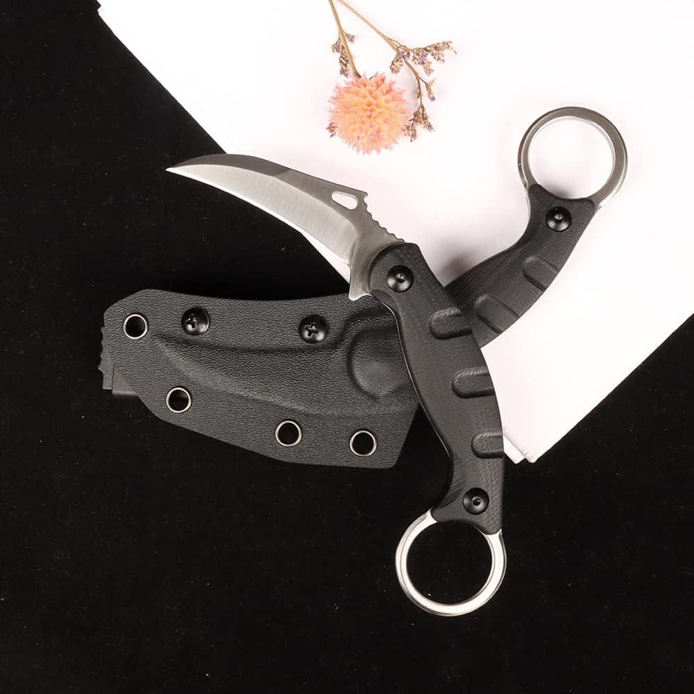 Cuchillo Táctico de Supervivencia MASALONG D2 16cm con Funda