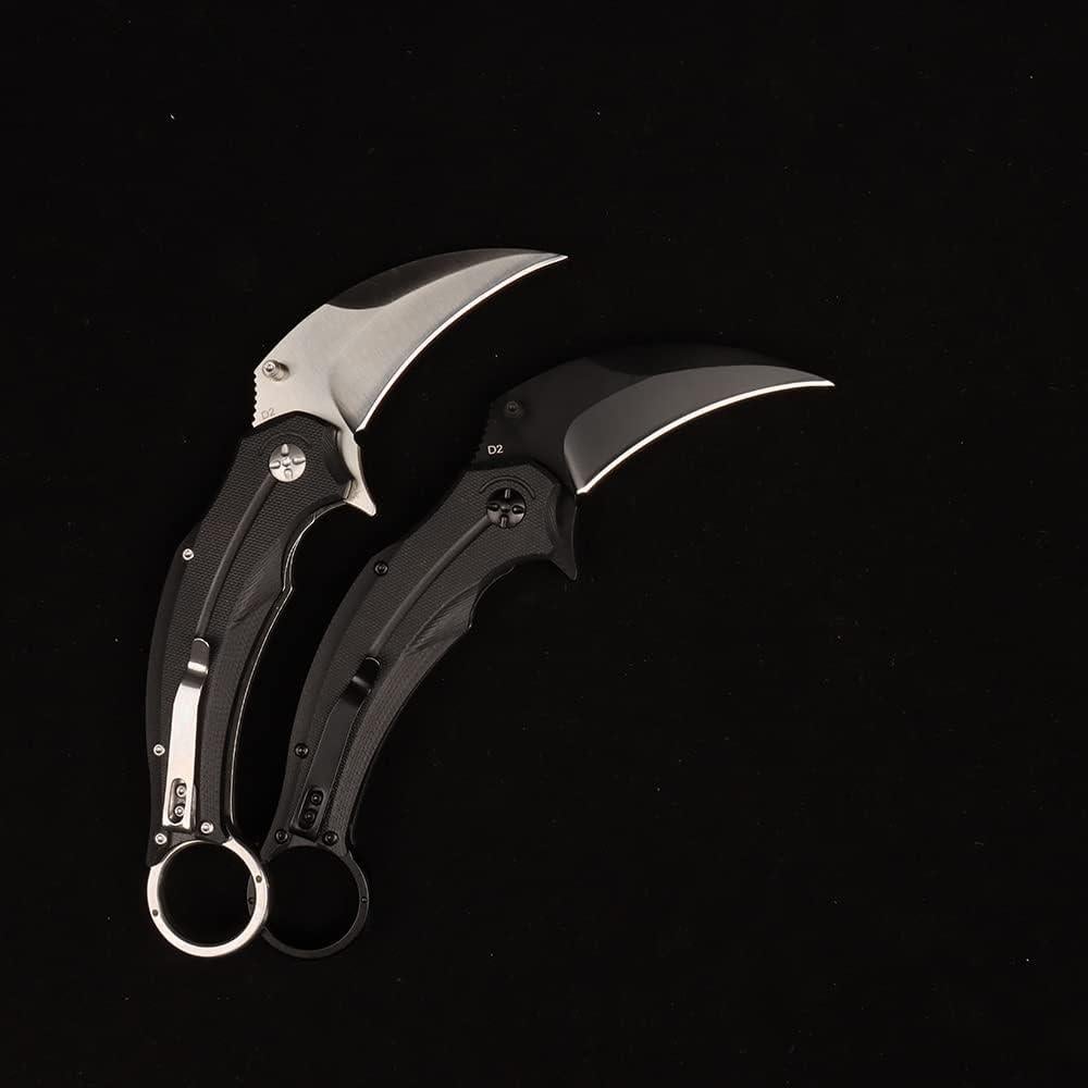 Cuchillo de Camping Plegable Sosoin Fox Acero D2 20.3CM