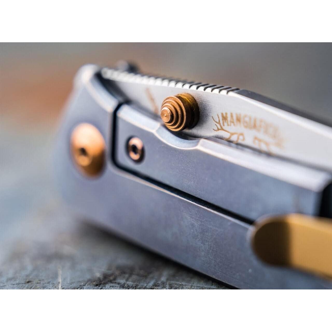 Cuchillo Plegable BÖKER PLUS Canoe Titanio 6.8 cm CPM-S-35VN