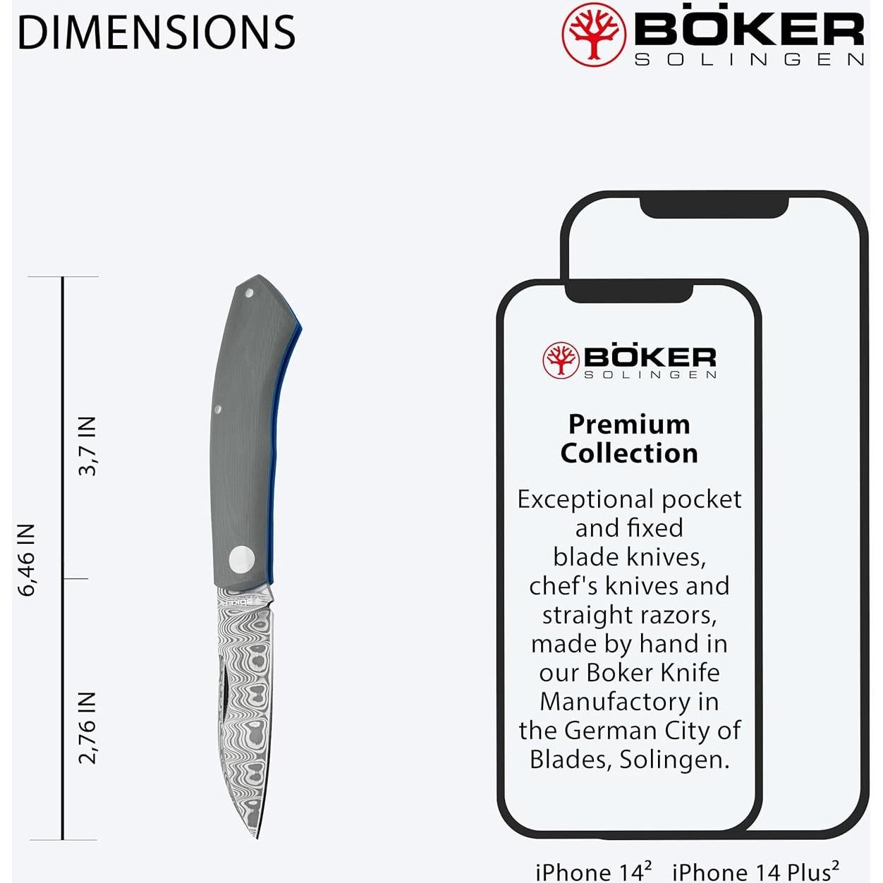 Cuchillo Plegable Boker Solingen 2023 Ojo de Odin 7 cm