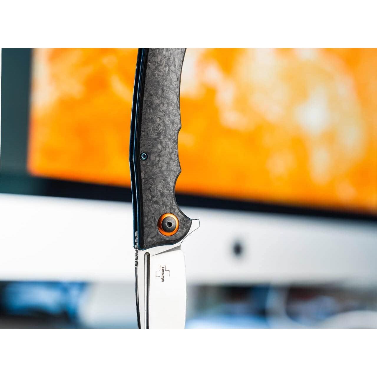 Cuchillo Plegable EDC Boker Plus Nubilum D2 21 cm Fibra Carbono