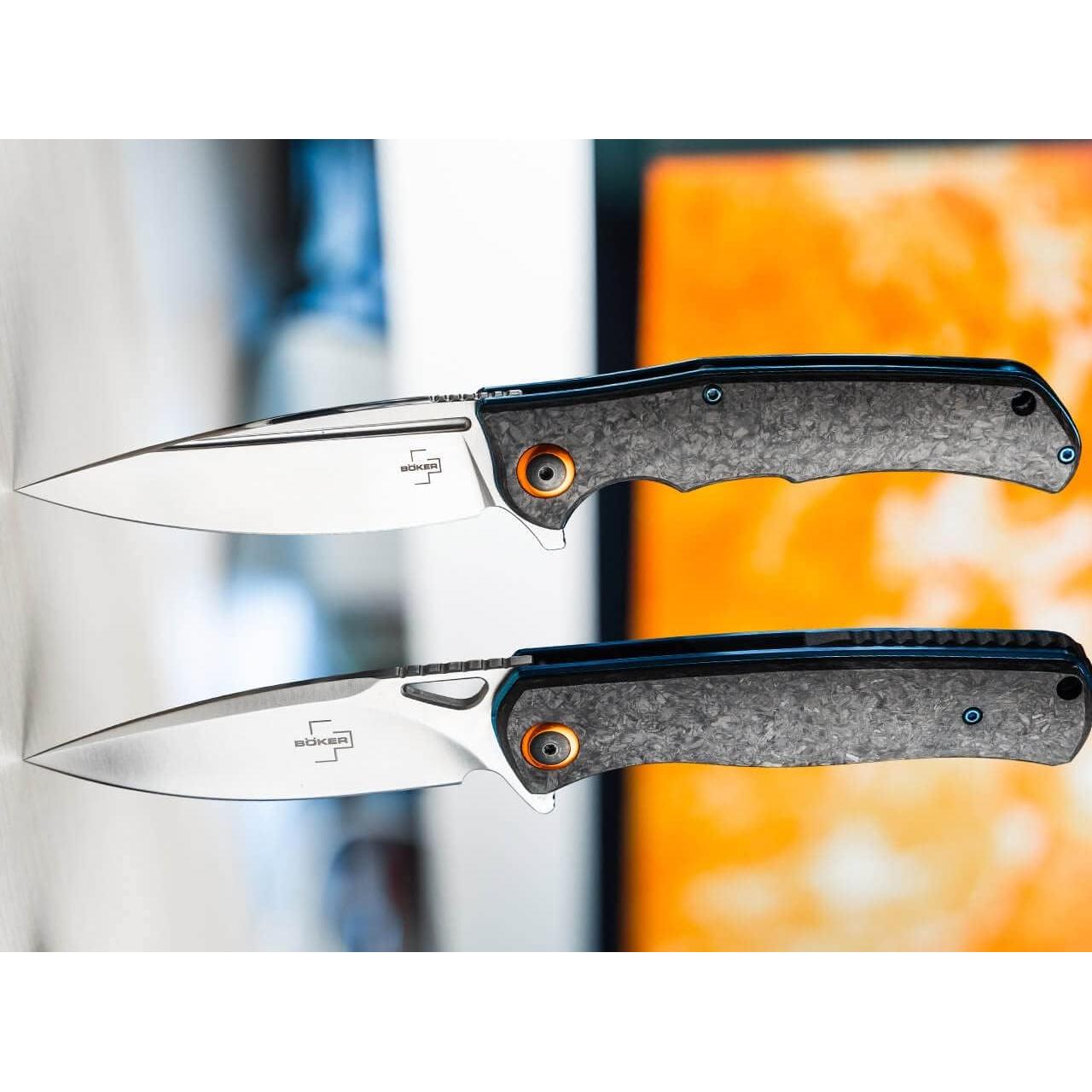 Cuchillo Plegable EDC Boker Plus Nubilum D2 21 cm Fibra Carbono