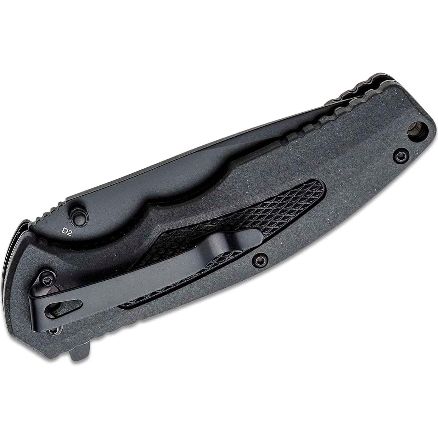 Cuchillo Boker Plus Gemini NGA Serrado 8.89 cm D2 Negro