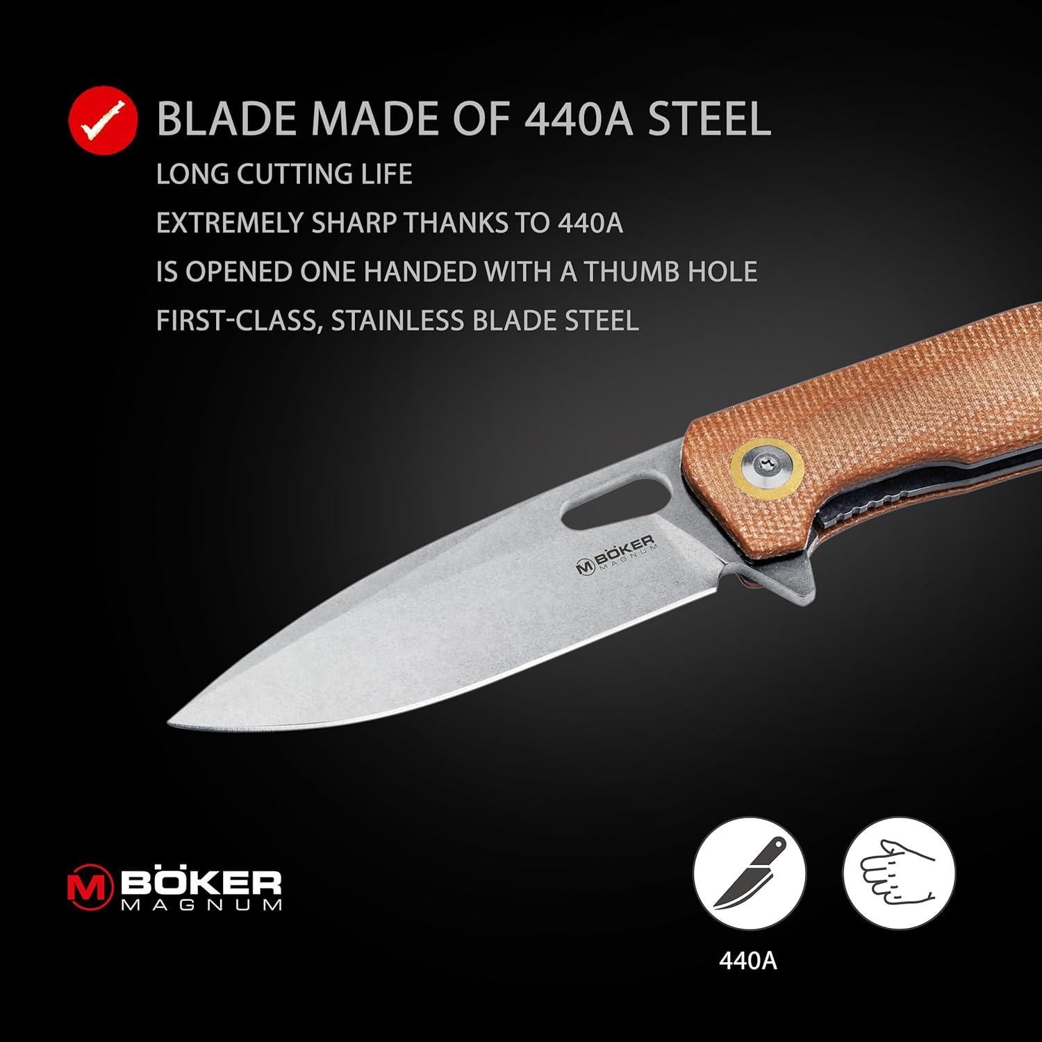 Cuchillo Plegable Böker MAGNUM Toxicofera 20,1 cm