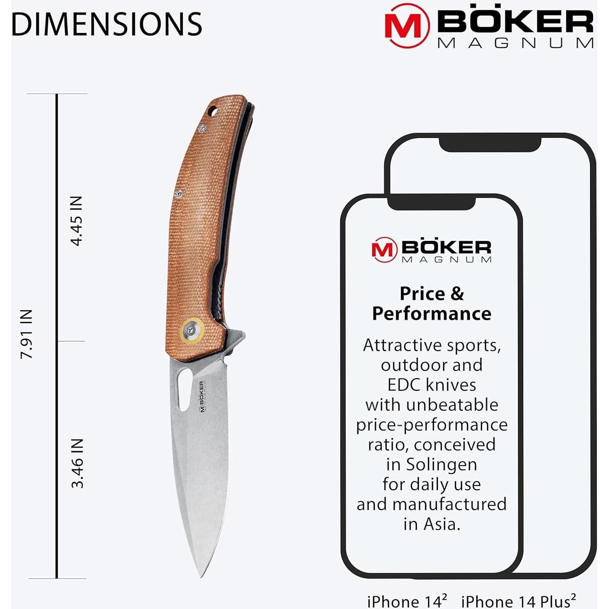 Cuchillo Plegable Böker MAGNUM Toxicofera 20,1 cm