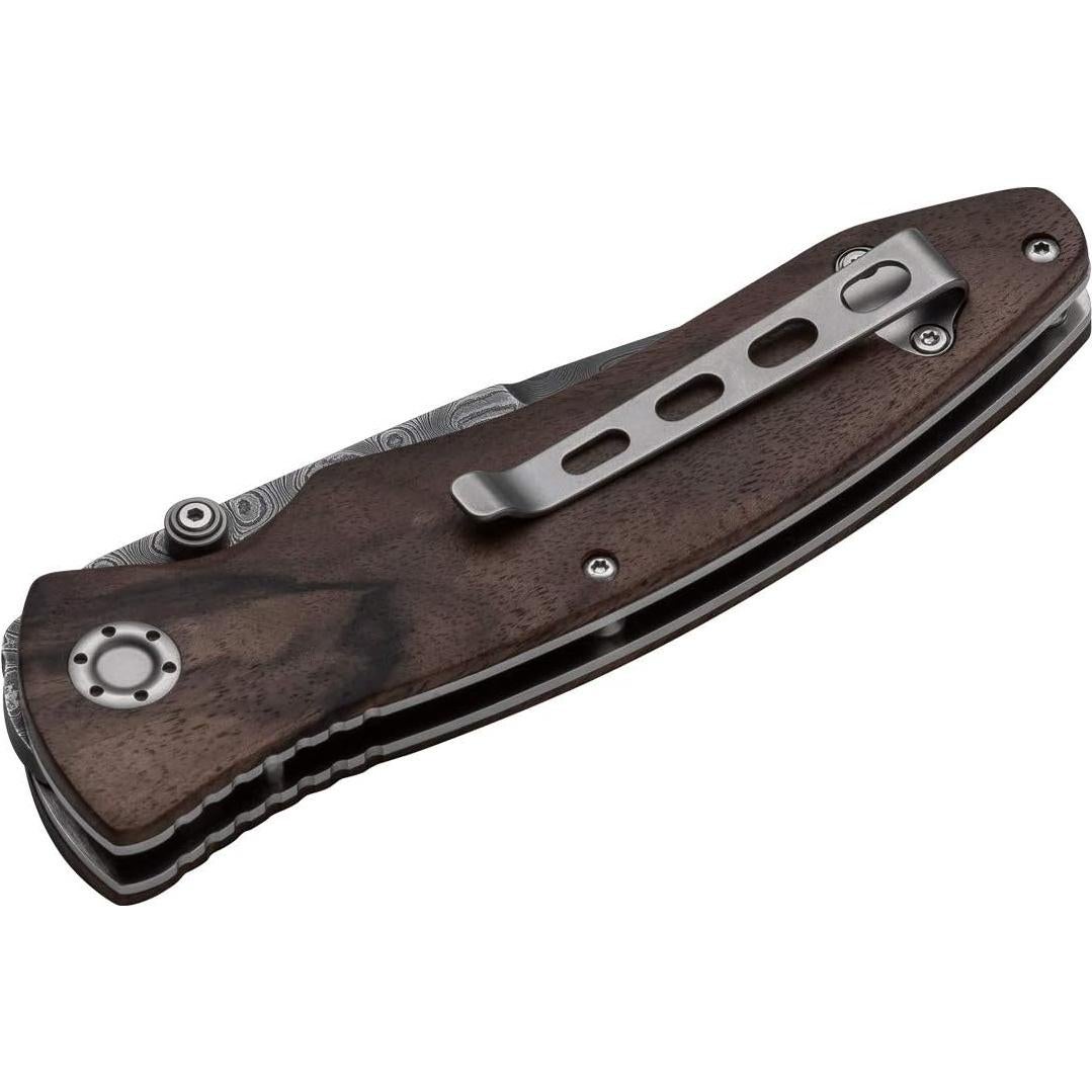 Cuchillo Plegable Boker Tirpitz Linerlock Nogal 32.39 cm