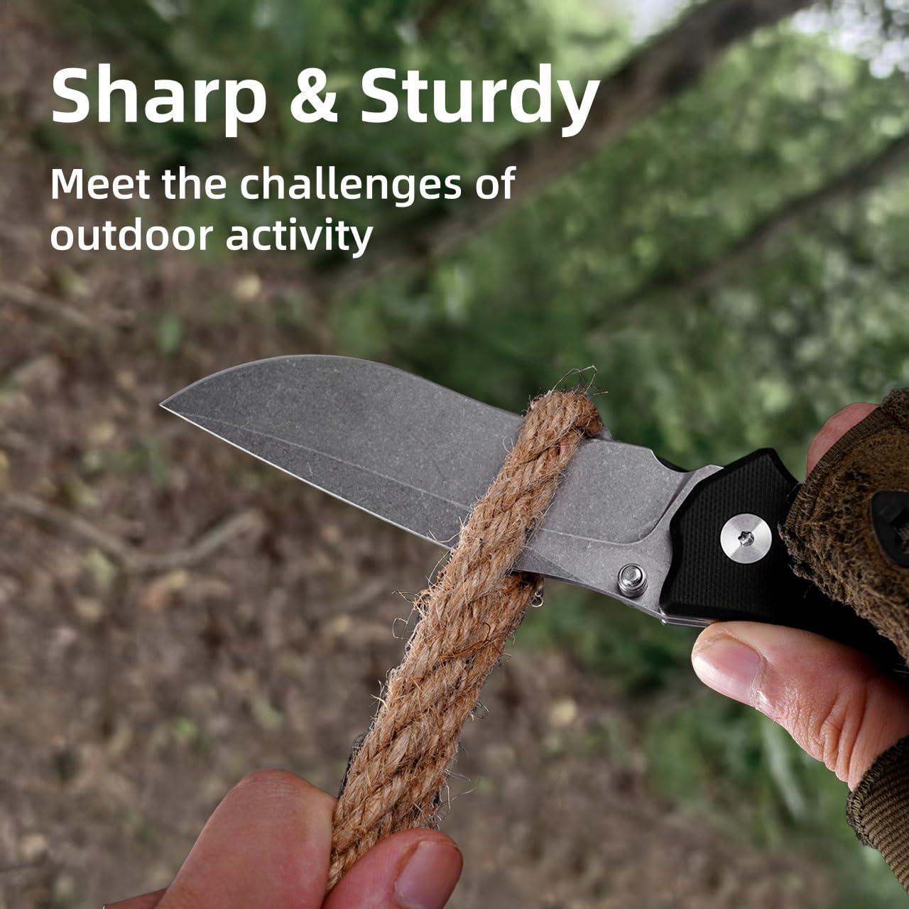 Cuchillo de bolsillo X NHCJEKK J331-BLACK 9.3 cm acero D2