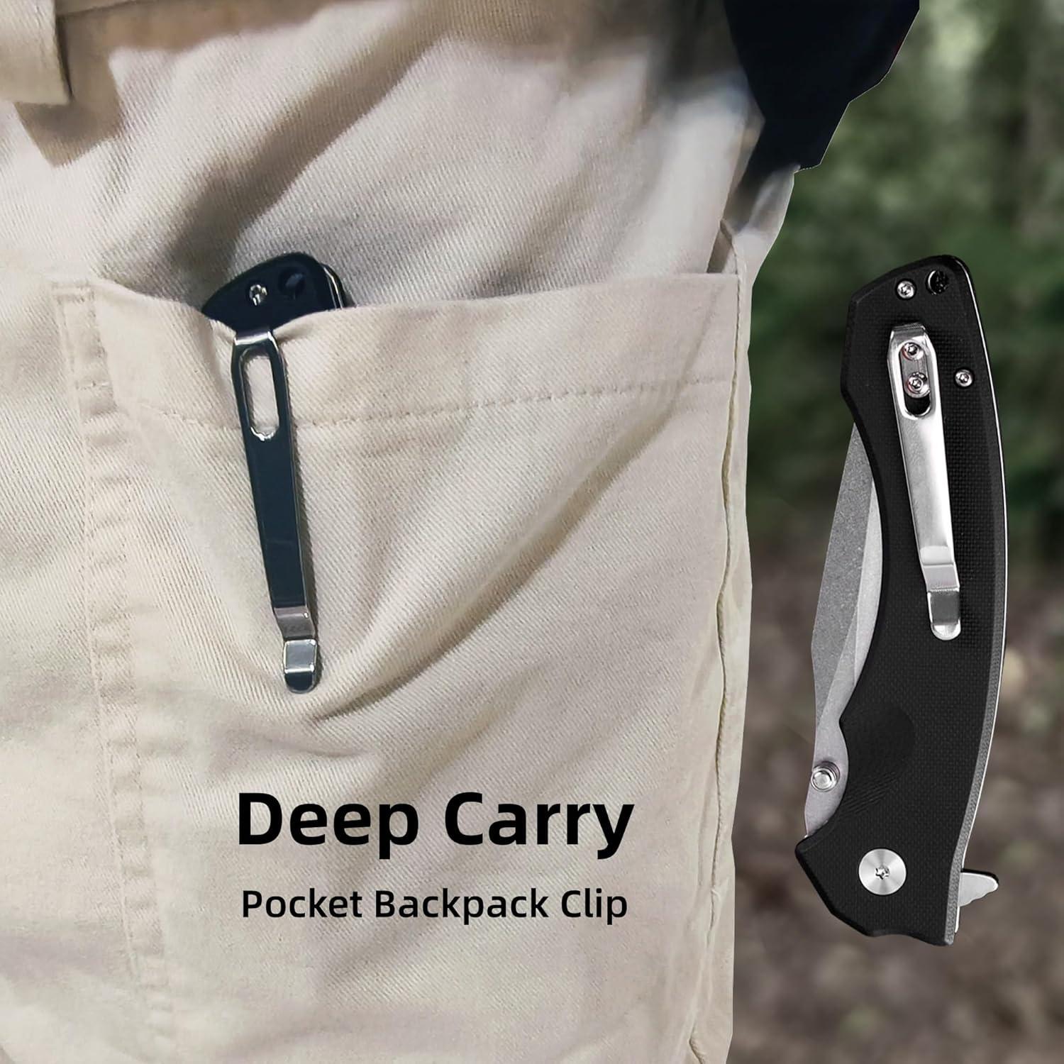 Cuchillo de bolsillo X NHCJEKK J331-BLACK 9.3 cm acero D2