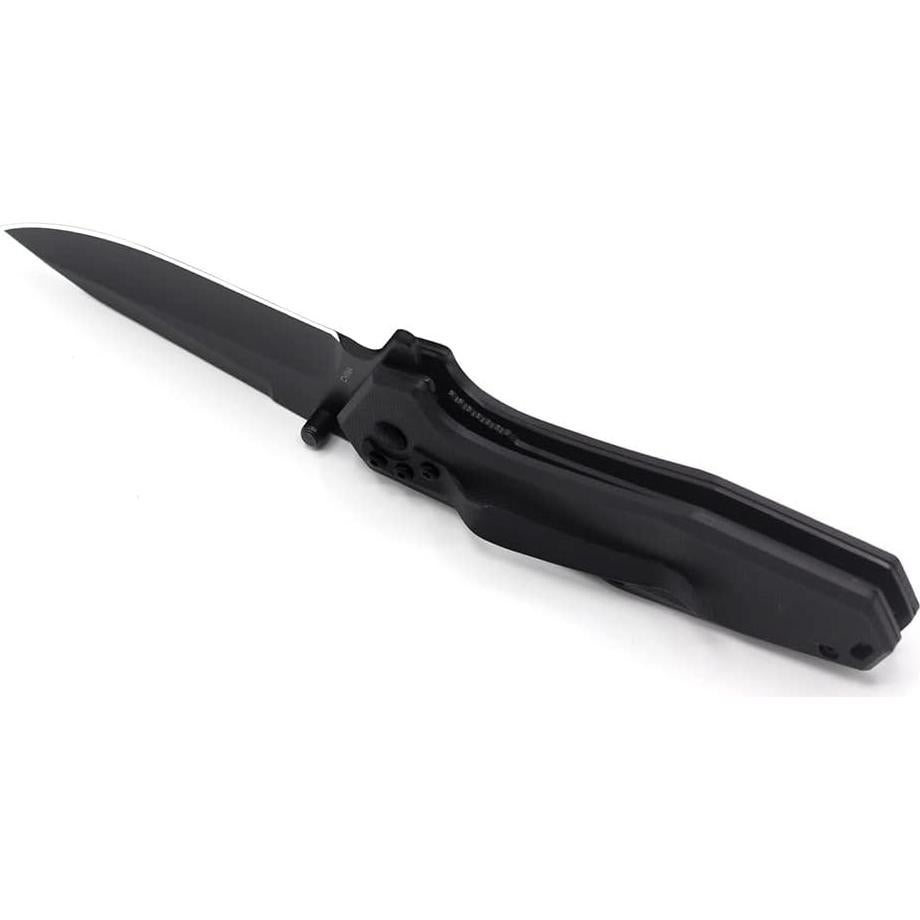 Cuchillo Plegable EDC EMHTiii 9 cm Acero Inoxidable Negro
