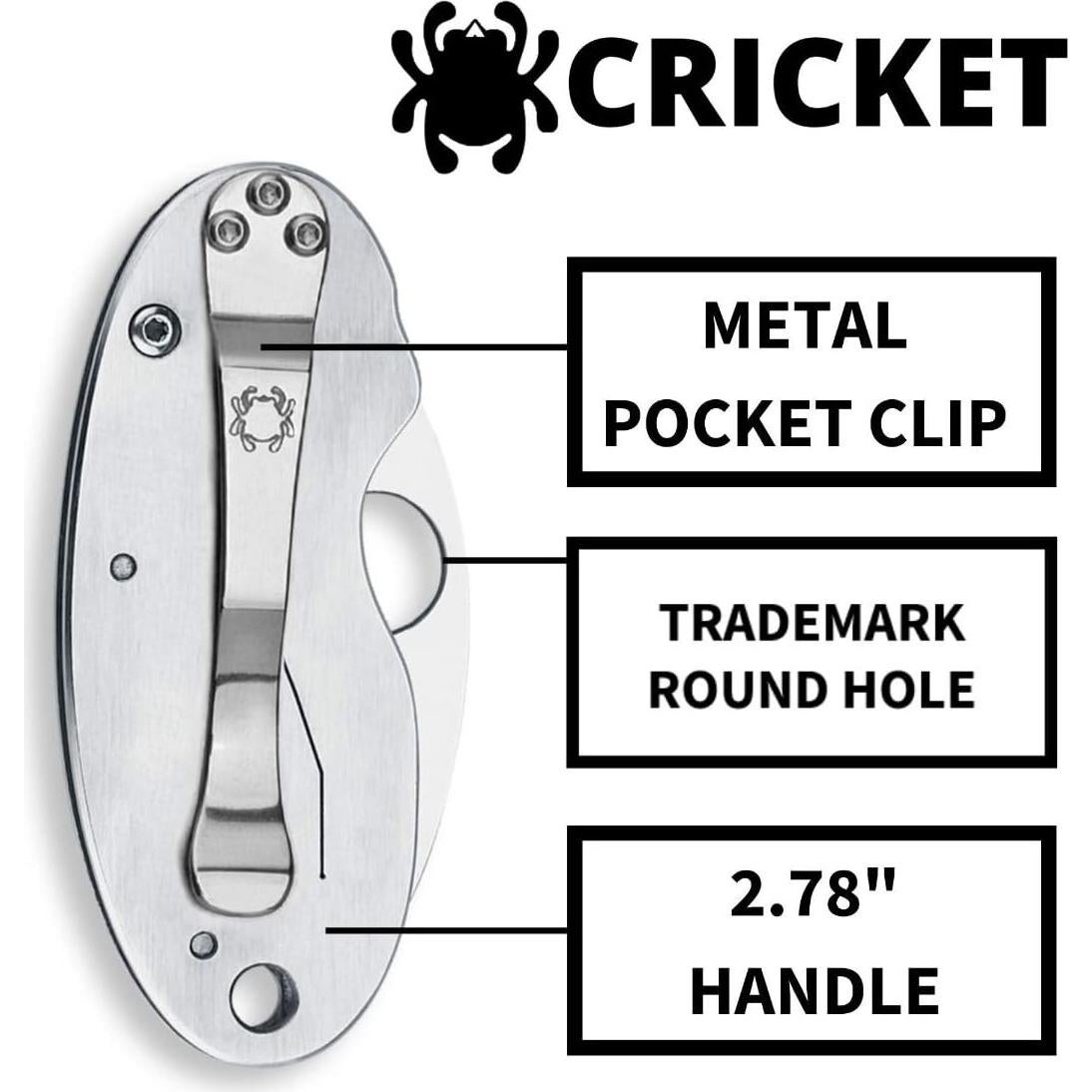 Cuchillo Plegable Spyderco Cricket VG-10 9.86 cm Acero Inoxidable