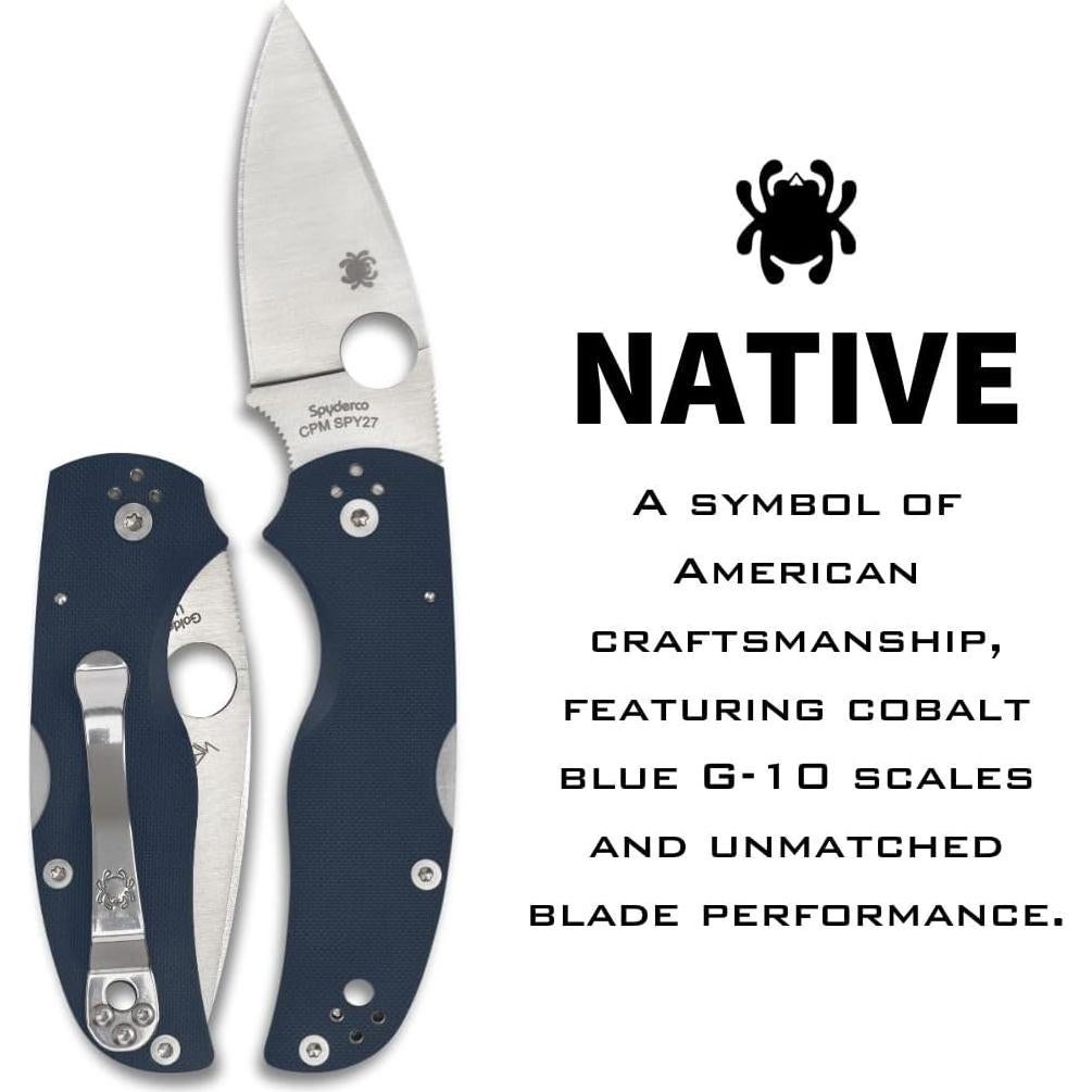 Cuchillo Plegable Spyderco Native 5 Acero CPM SPY27 7.49 cm