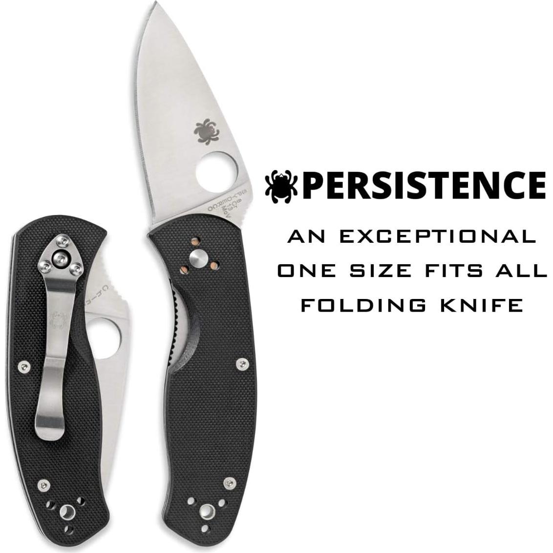 Cuchillo Spyderco Persistence 7.04 cm Acero Inoxidable G-10