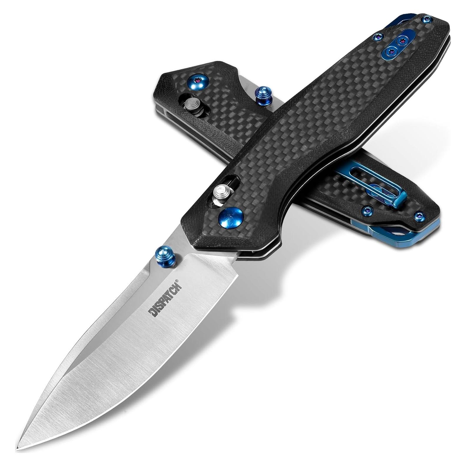 Cuchillo de bolsillo Dispatch DP8131-BK, acero D2 8.29 cm