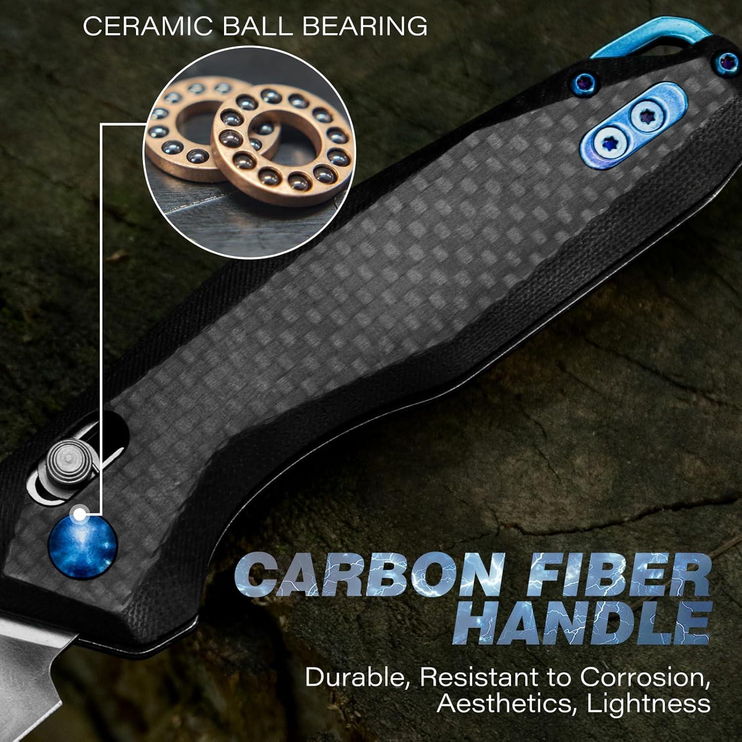 Cuchillo de bolsillo Dispatch DP8131-BK, acero D2 8.29 cm