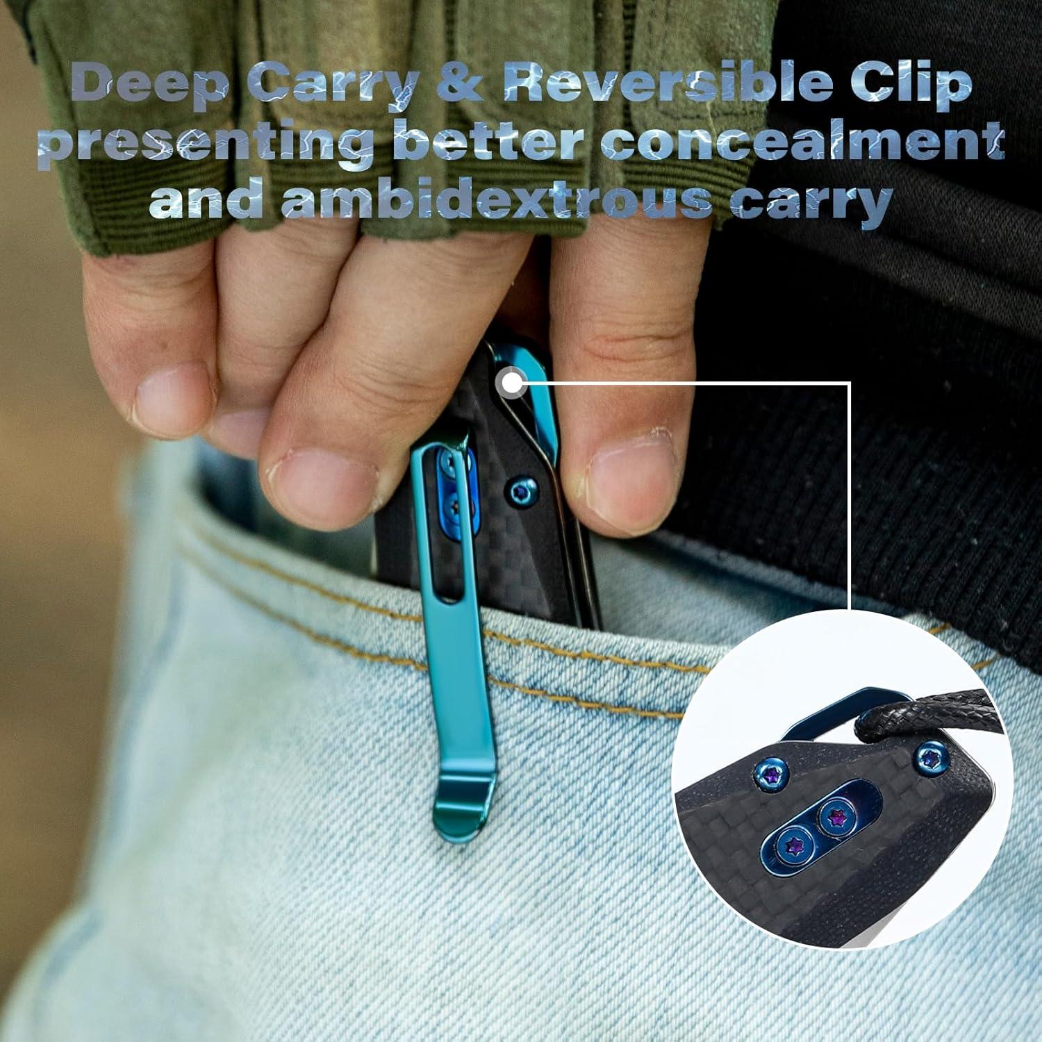 Cuchillo de bolsillo Dispatch DP8131-BK, acero D2 8.29 cm