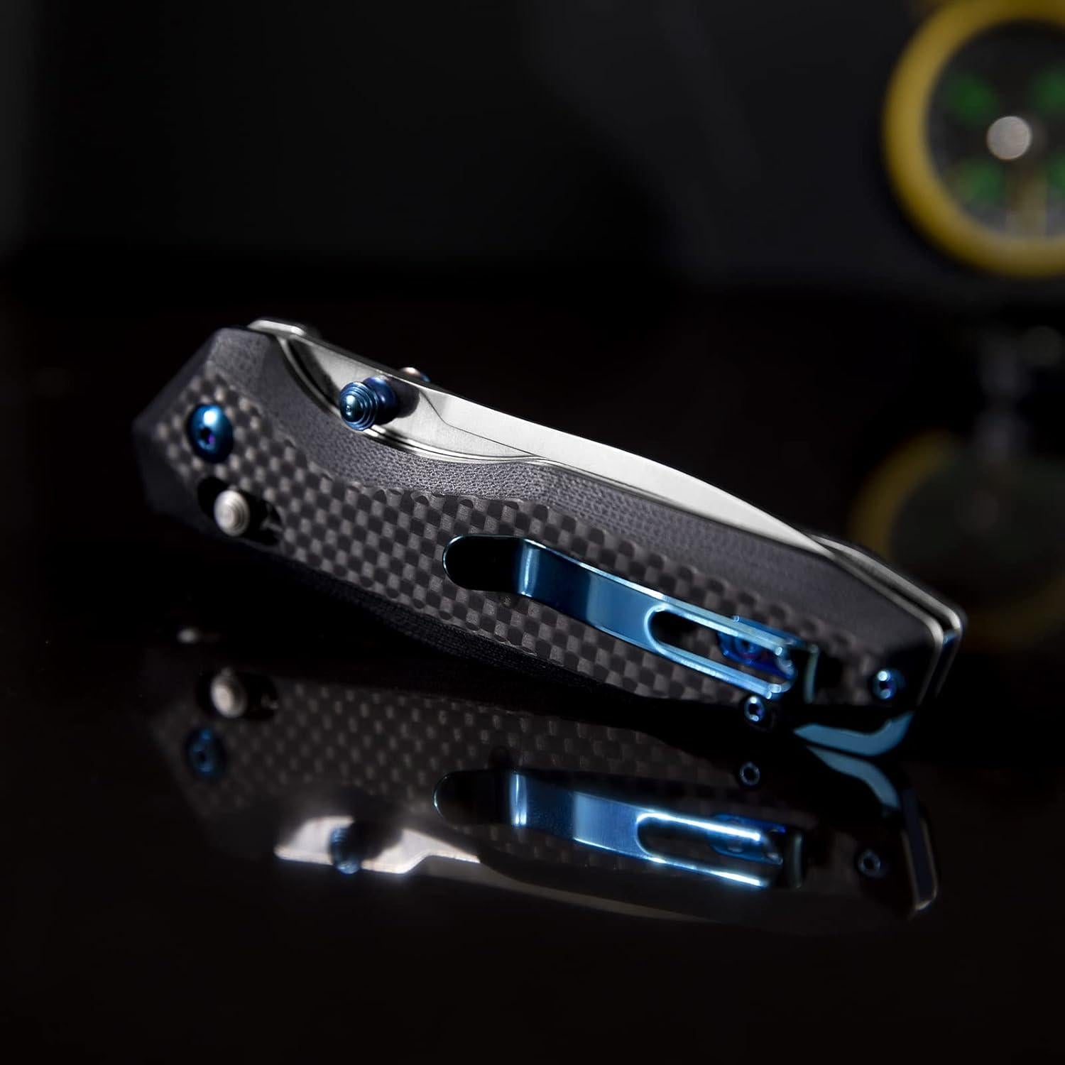 Cuchillo de bolsillo Dispatch DP8131-BK, acero D2 8.29 cm