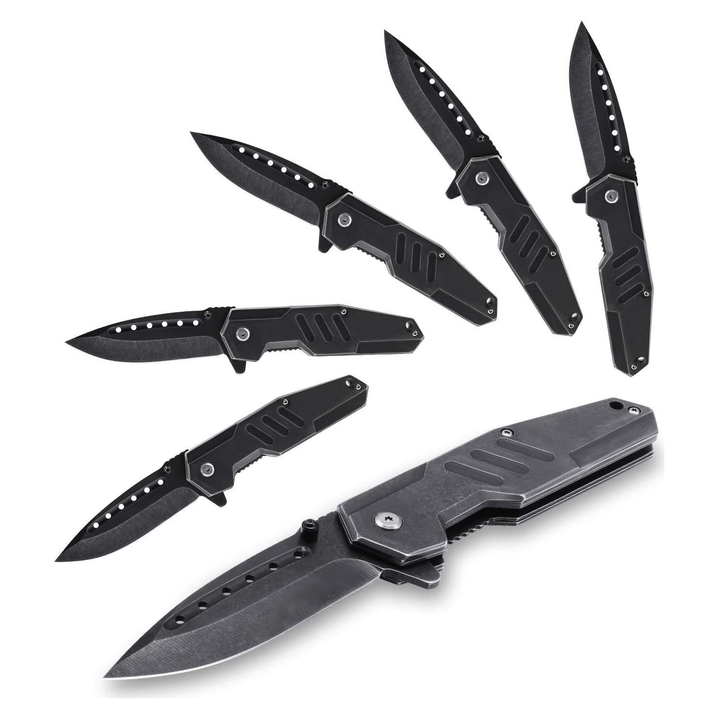 Cuchillo Plegable Lichamp UKSA600, Acero Inoxidable, 14cm