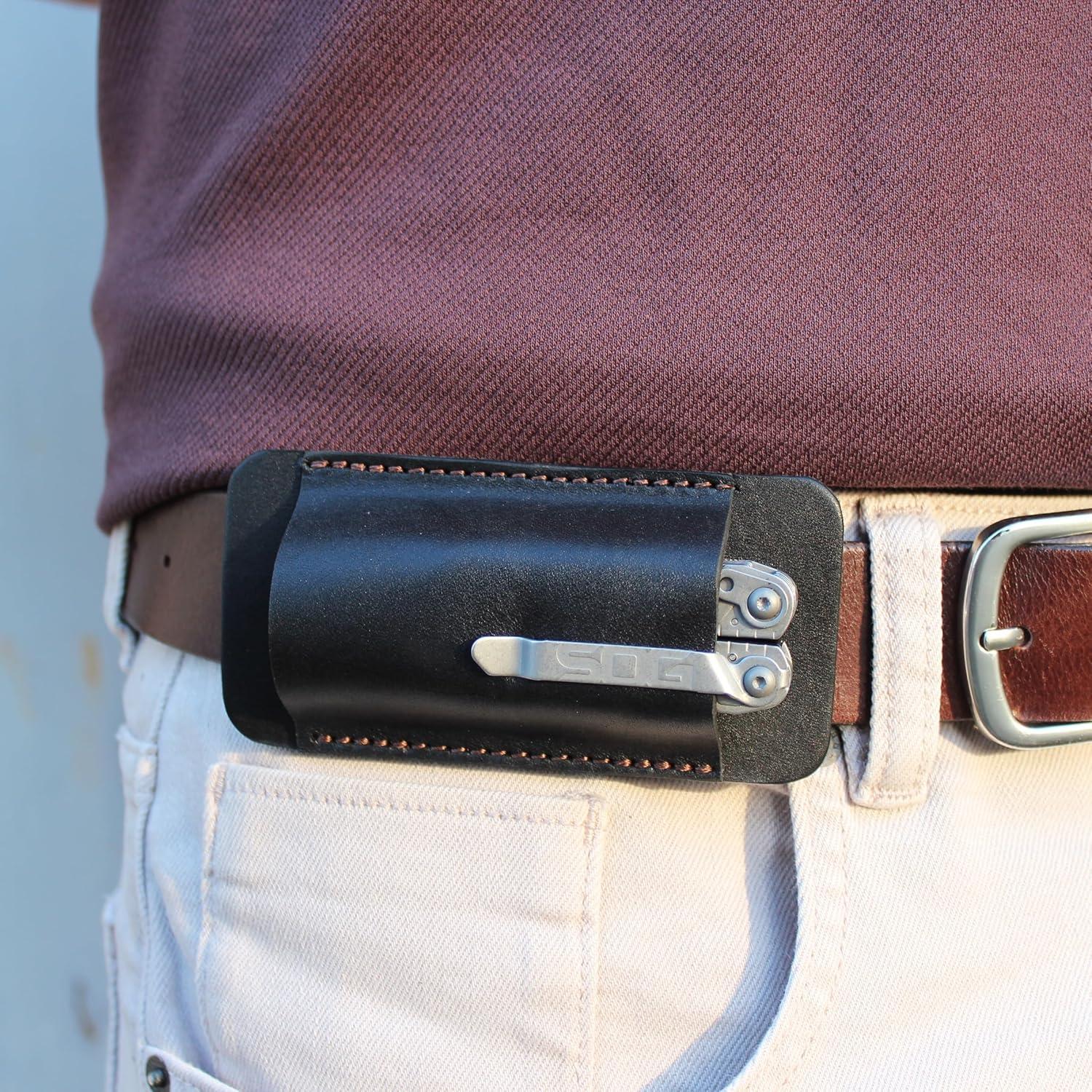 Funda de Cuchillo EDC VPKS de Cuero Premium Tamaño S