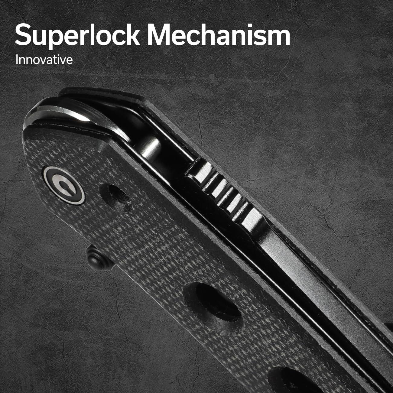 Cuchillo Plegable CIVIVI Vision FG Damasco 9 cm Superlock