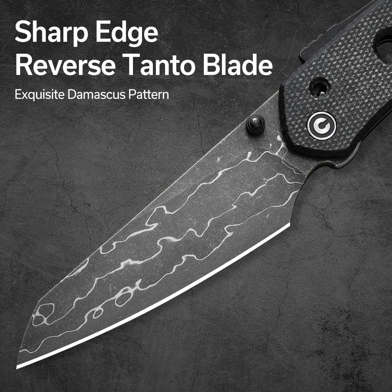 Cuchillo Plegable CIVIVI Vision FG Damasco 9 cm Superlock