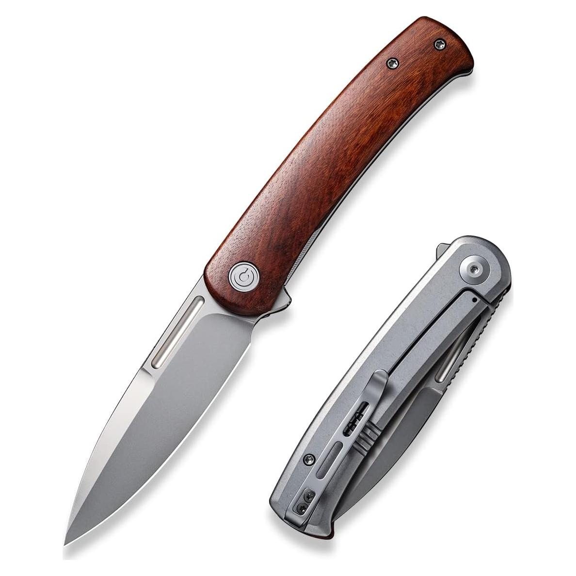 Cuchillo Plegable CIVIVI Cetos 8.83 cm Acero 14C28N Madera