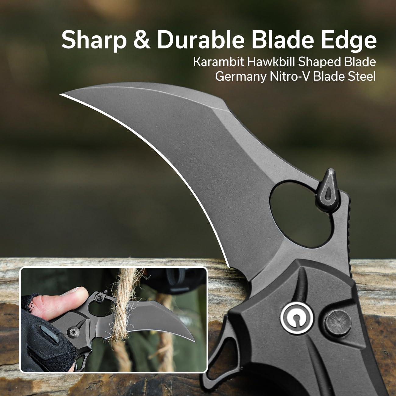 Cuchillo de Bolsillo CIVIVI Incisor II Nitro-V 5.1 cm Negro