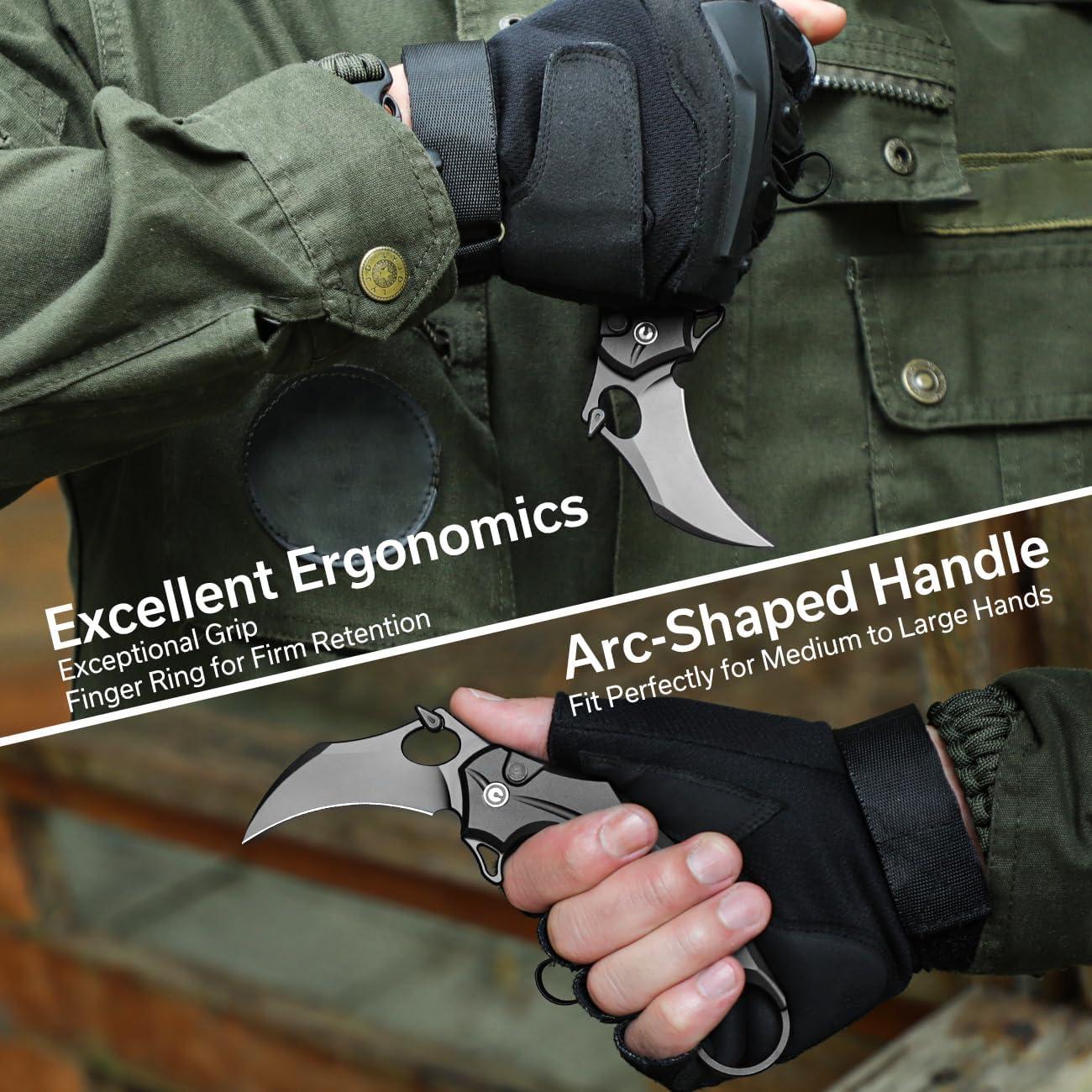 Cuchillo de Bolsillo CIVIVI Incisor II Nitro-V 5.1 cm Negro