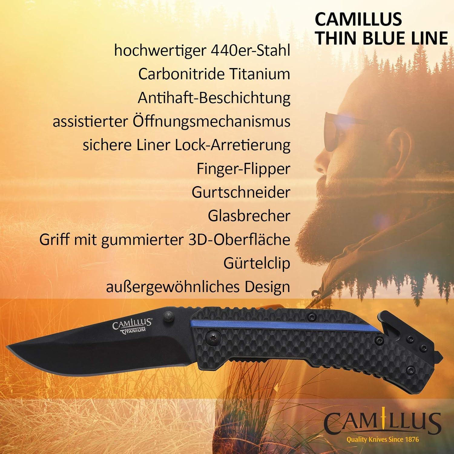 Cuchillo Camillus 19653 Titanio Carbonitrurado 19.05 cm