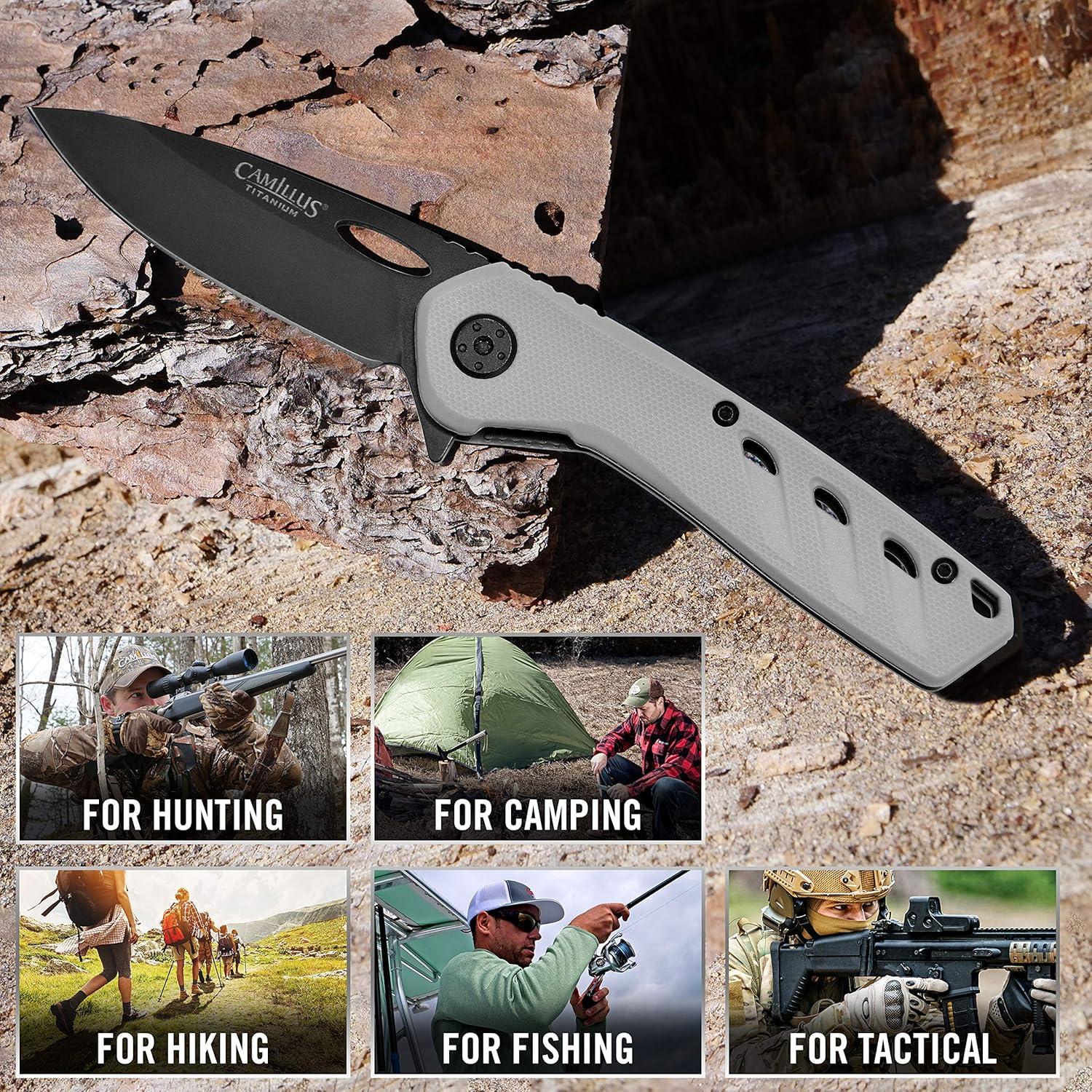 Cuchillo Plegable Camillus 19802 EDC 17.15 cm Caza Camping