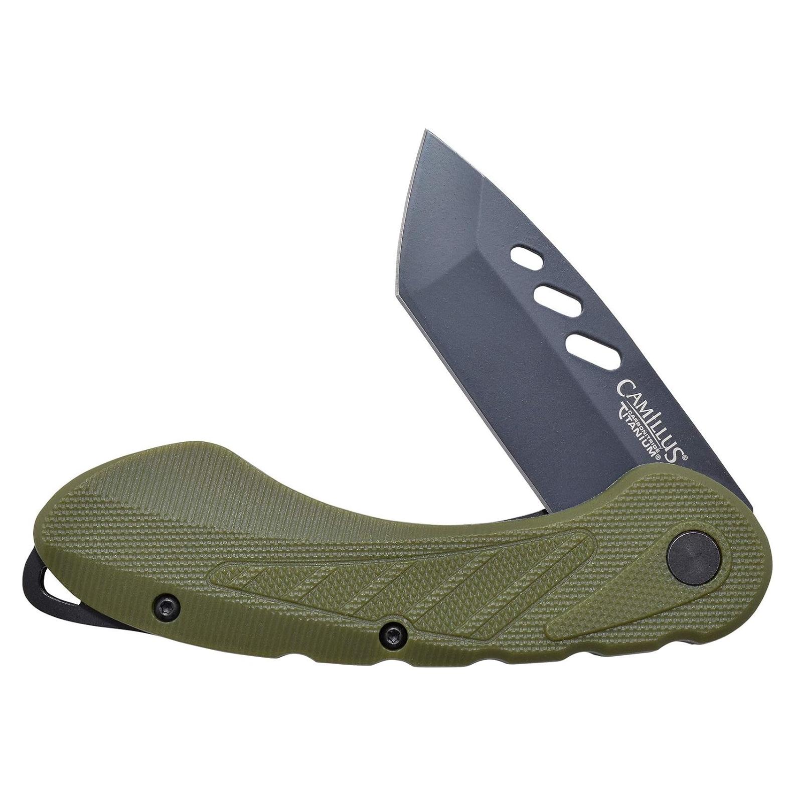 Cuchillo Plegable Camillus 19648, 17.78 cm, Titanio Antiadherente