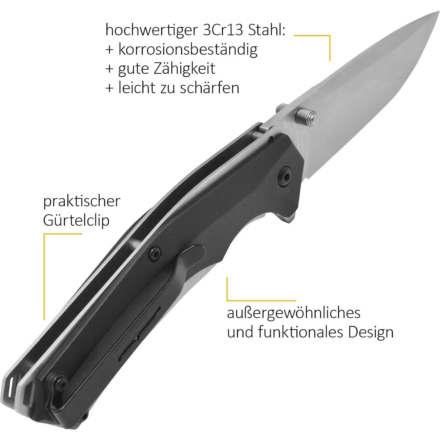 Cuchillo Táctico Plegable Camillus 19400 Acero Inoxidable 420