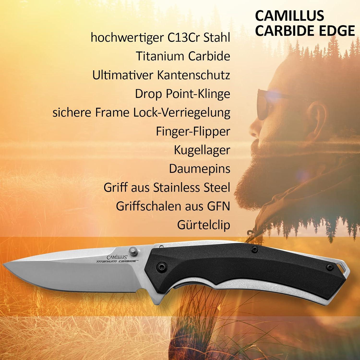 Cuchillo Táctico Plegable Camillus 19400 Acero Inoxidable 420