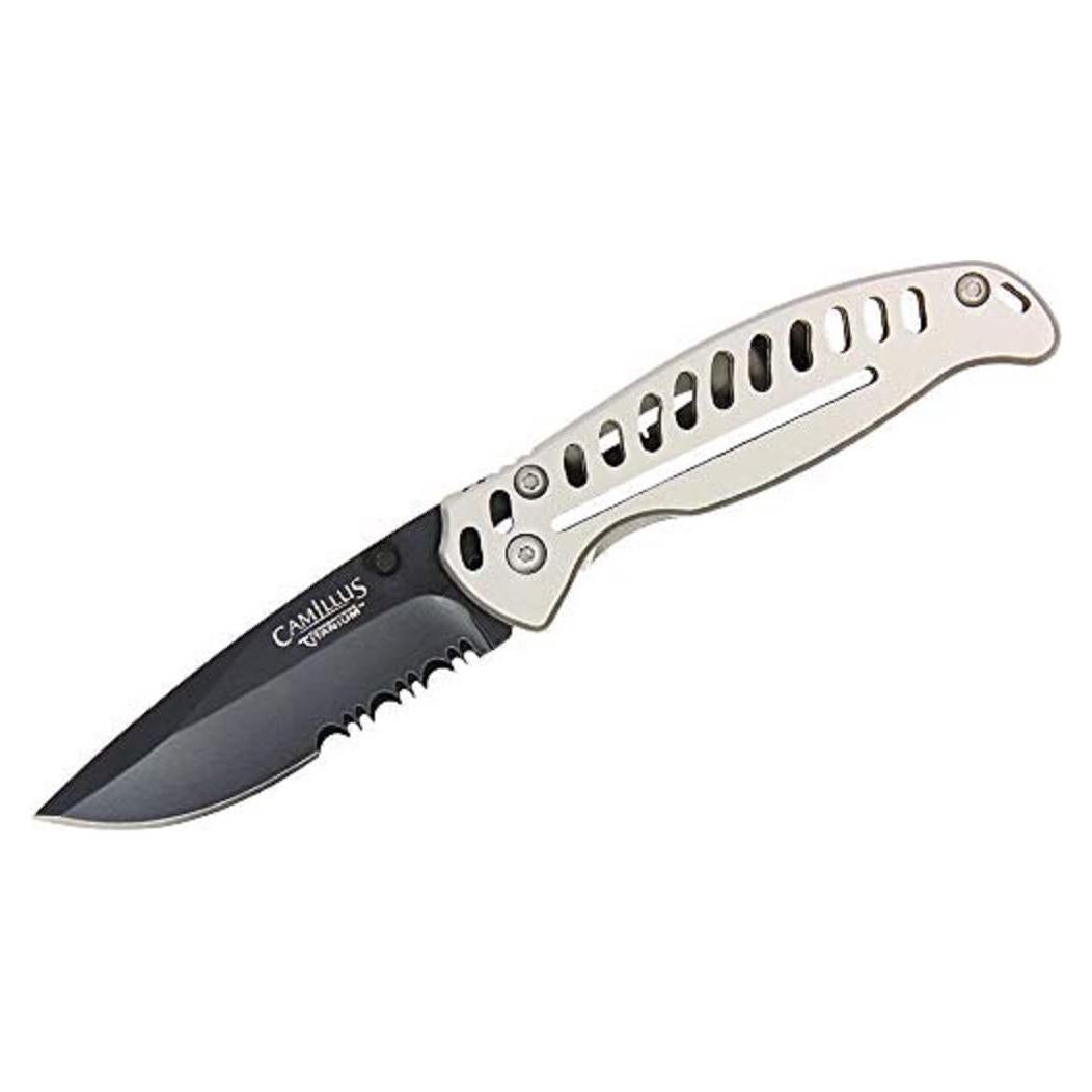 Cuchillo Plegable Táctico Camillus EDC3 3" Hoja Serrada