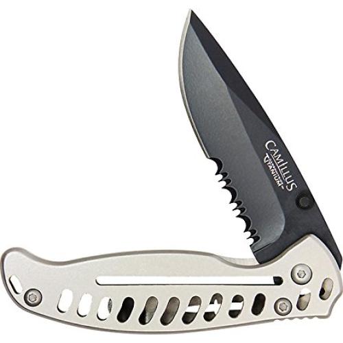 Cuchillo Plegable Táctico Camillus EDC3 3" Hoja Serrada