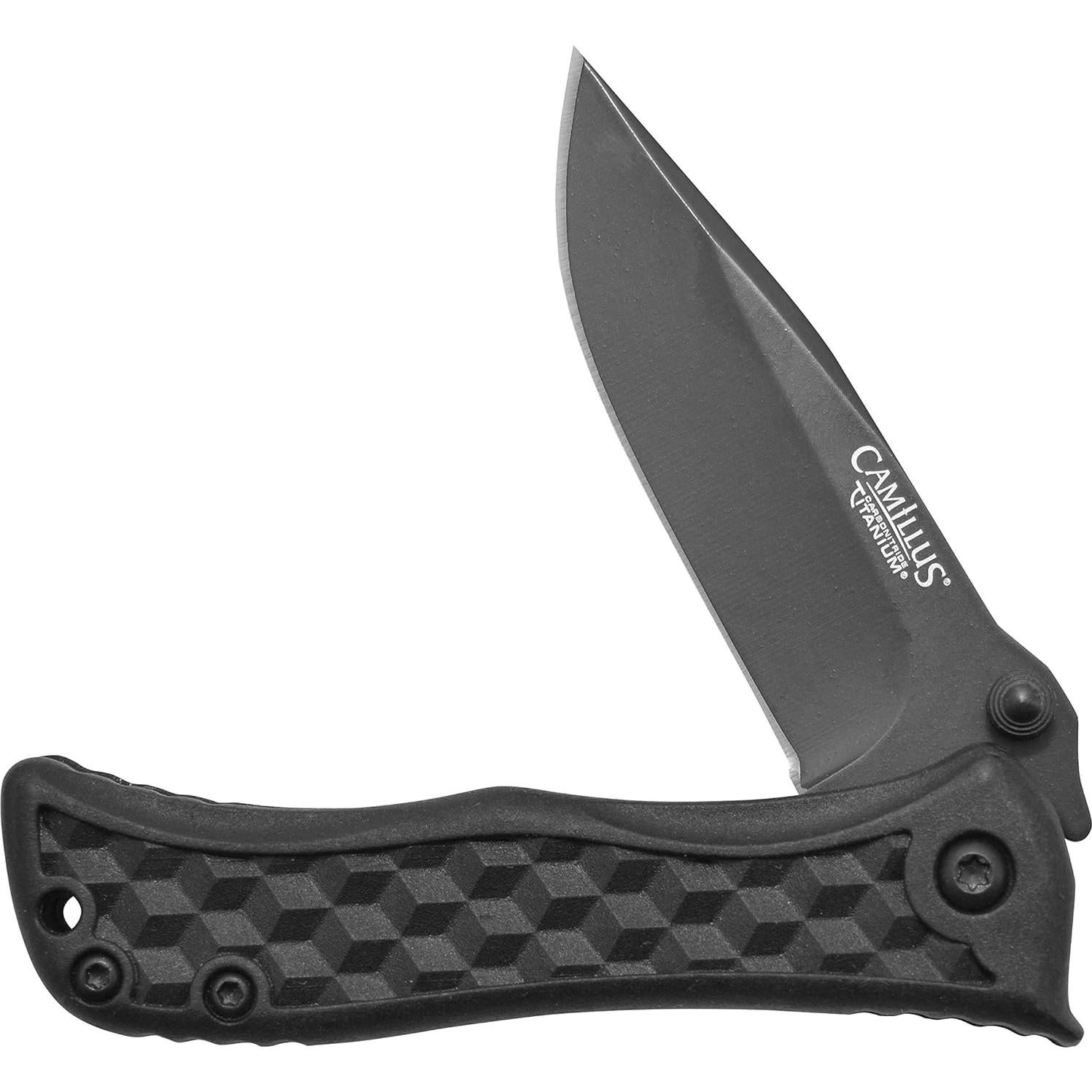 Cuchillo Camillus ERUPT 14 cm Titanio AUS-8 Antideslizante