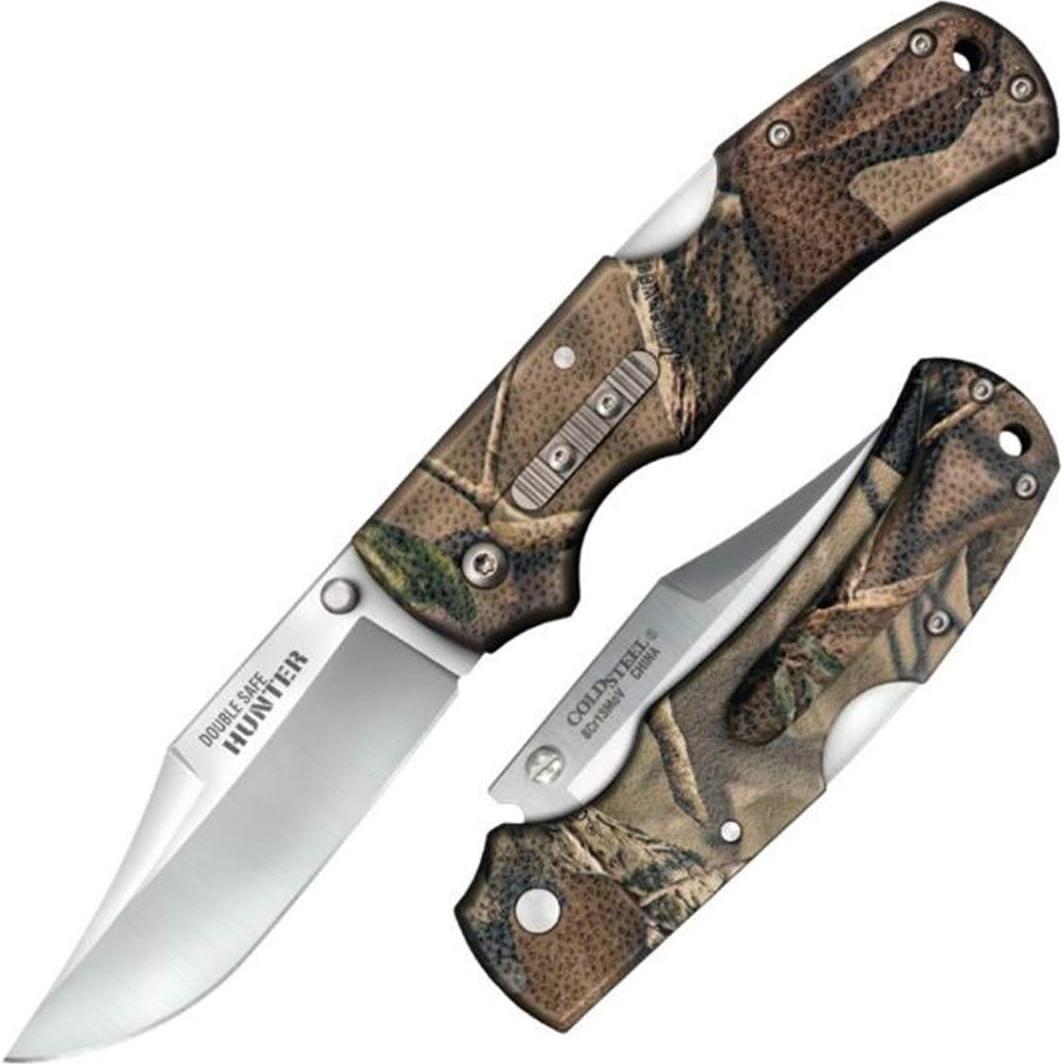 Cuchillo Plegable Cold Steel Double Safe Hunter Camo 8.9 cm
