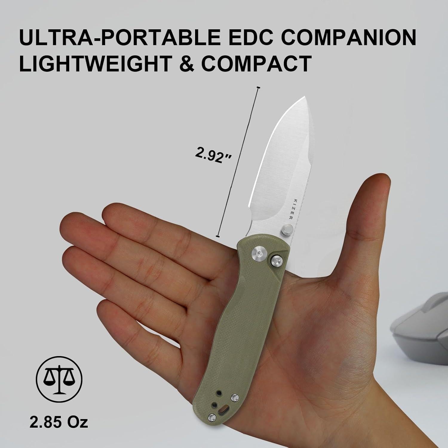 Cuchillo de Bolsillo Kizer Drop Bear 2 Plegable 7.43 cm AEB-L