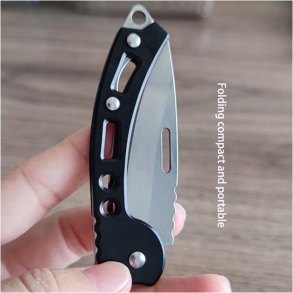 Cuchillo Plegable WWZJ Negro 15.19 cm 2 Unidades Camping