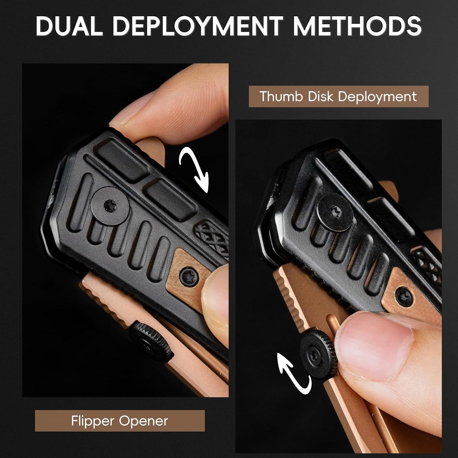 Cuchillo Táctico NedFoss YEMO-US Plegable 8.8 cm Acero 14C28N