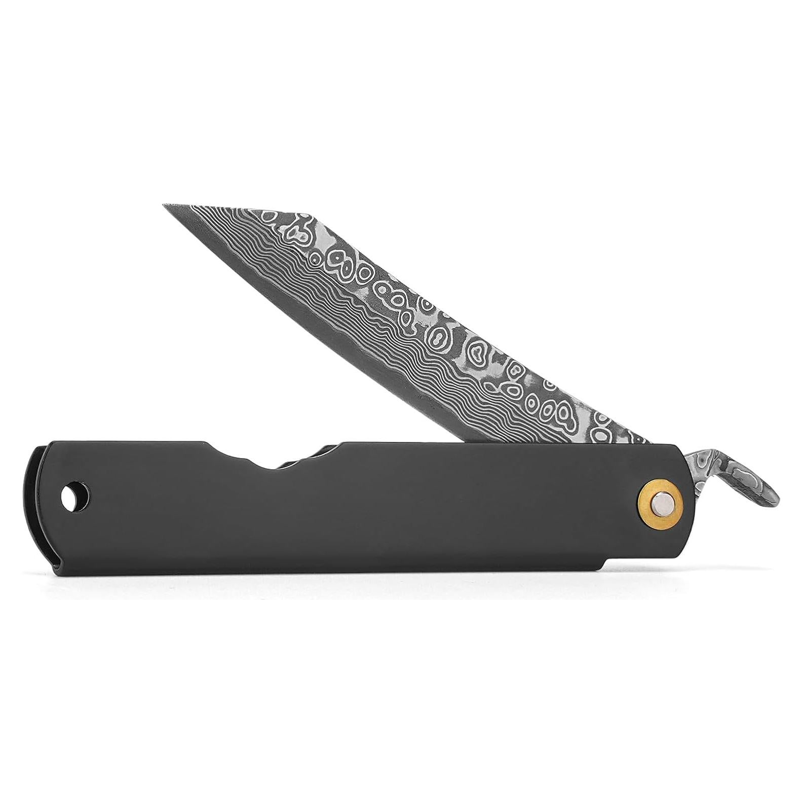 Cuchillo Plegable Hitdudu MIF-1 Acero Damasco 7.62 cm EDC