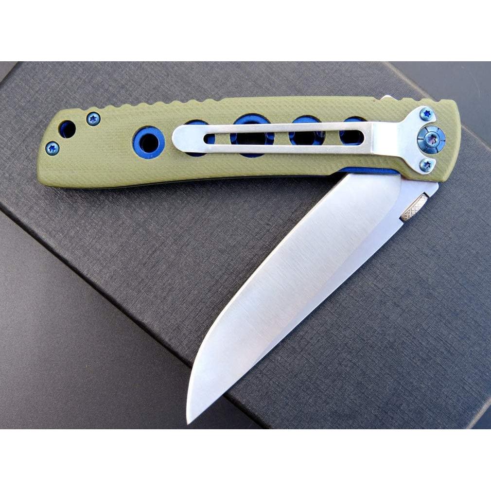 Cuchillo Plegable Eafengrow EF27 Acero D2 Mango G10 Verde
