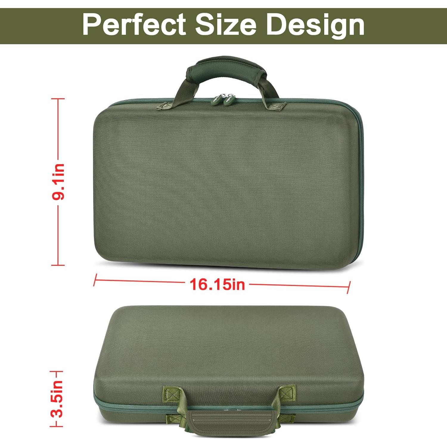 Estuche de Exhibición para Cuchillos Casmilee Verde 88 Ranuras