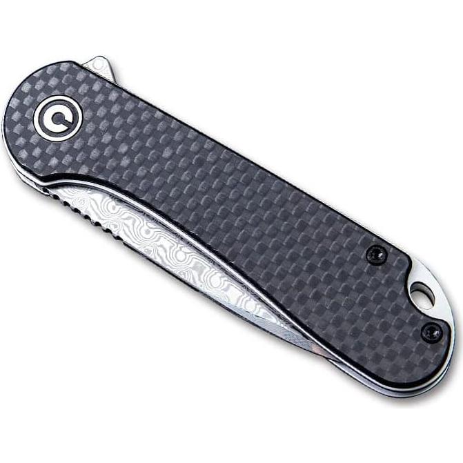 Cuchillo Plegable Civivi C907DS Damasco 7.62cm Fibra Carbono