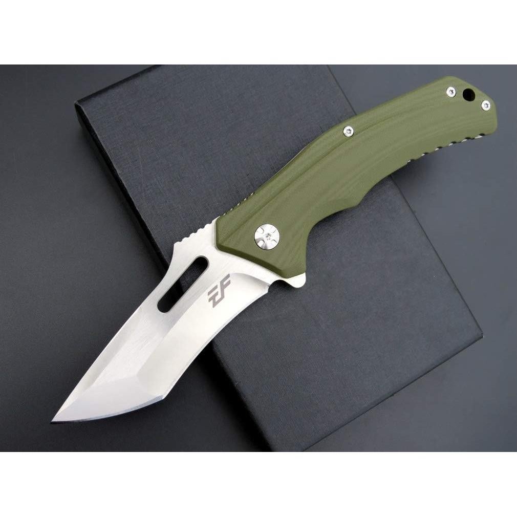 Cuchillo de Bolsillo Eafengrow EF908 Acero D2 Verde 22.29 cm