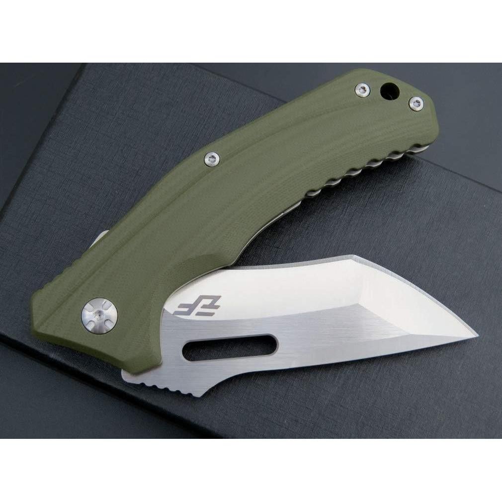 Cuchillo de Bolsillo Eafengrow EF908 Acero D2 Verde 22.29 cm