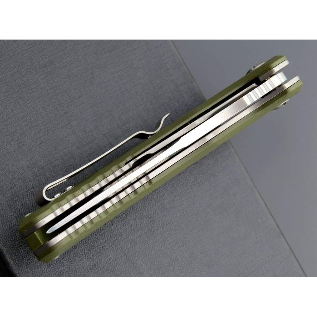 Cuchillo de Bolsillo Eafengrow EF908 Acero D2 Verde 22.29 cm