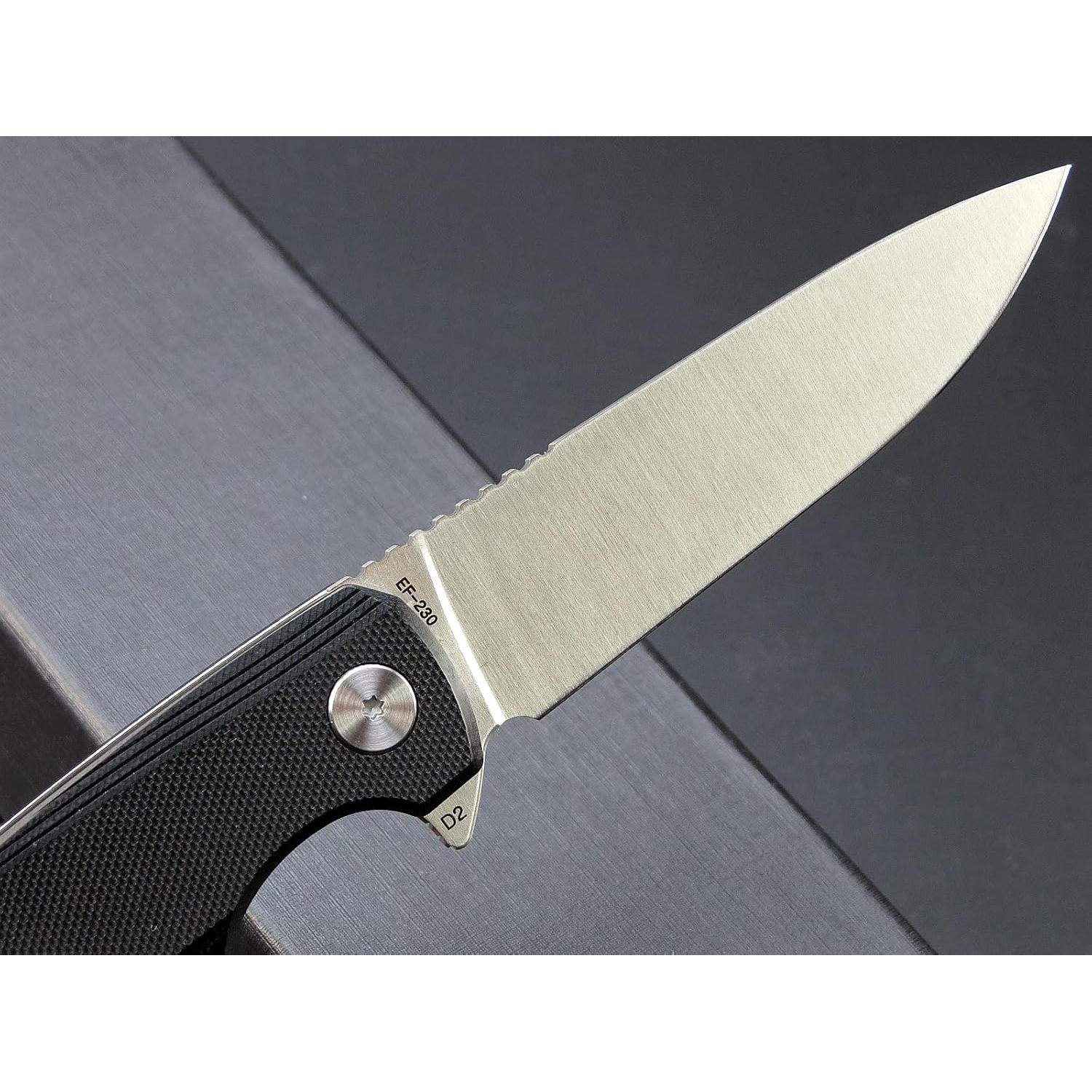 Cuchillo Plegable Eafengrow EF230 Acero D2 Mango G10 20.8 cm
